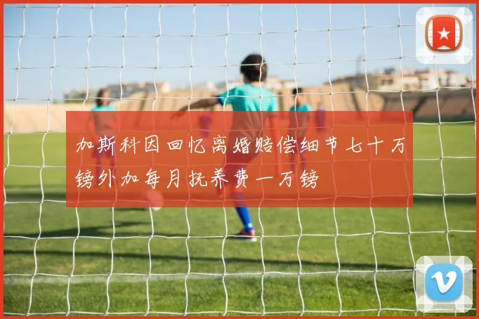 加斯科因回忆离婚赔偿细节七十万镑外加每月抚养费一万镑